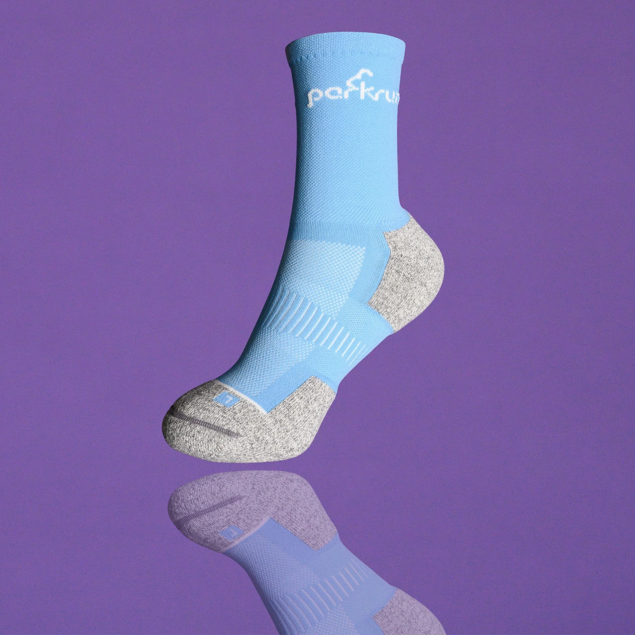 Half Crew Socks - Sky Blue - Image 4