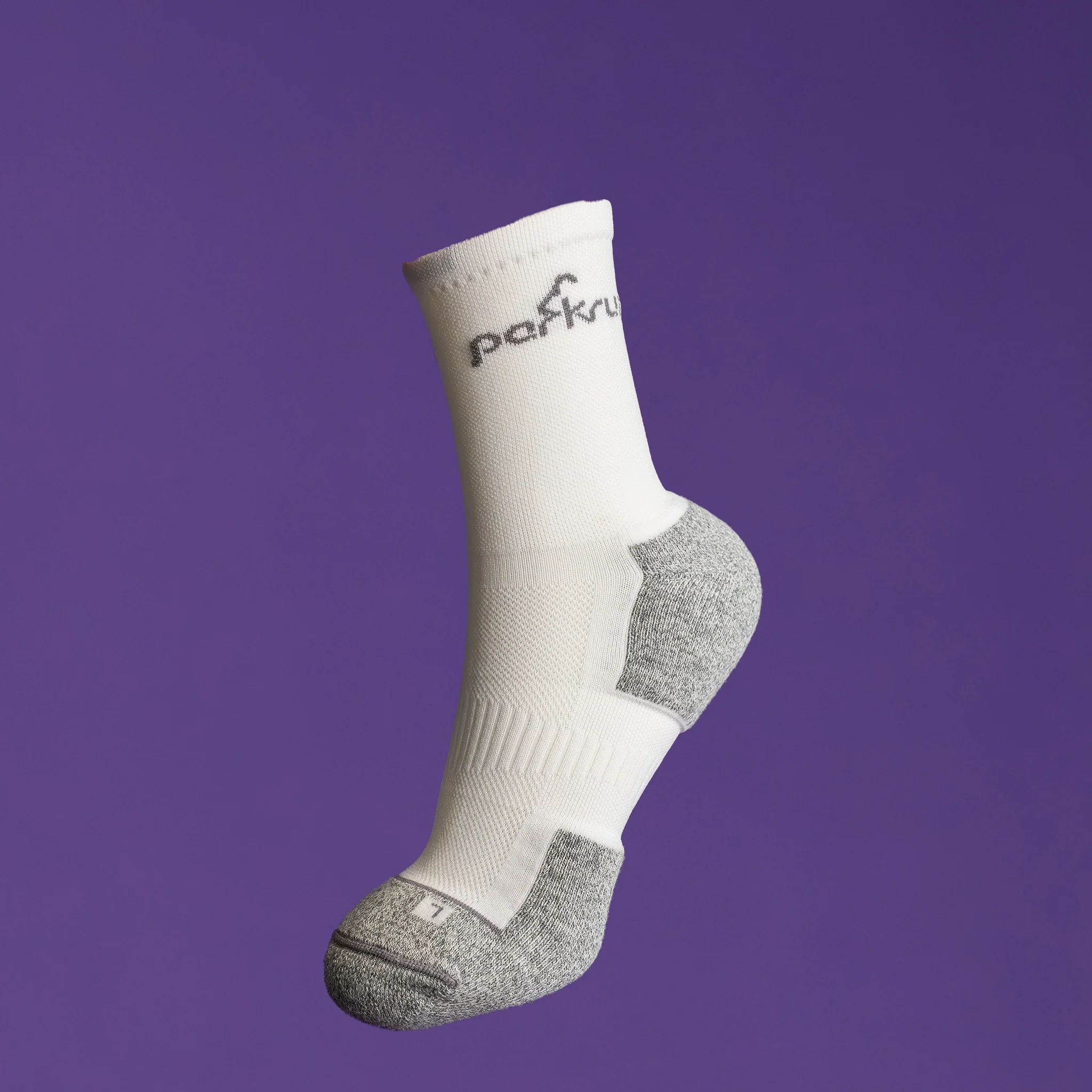 Half Crew Socks - White - Image 3