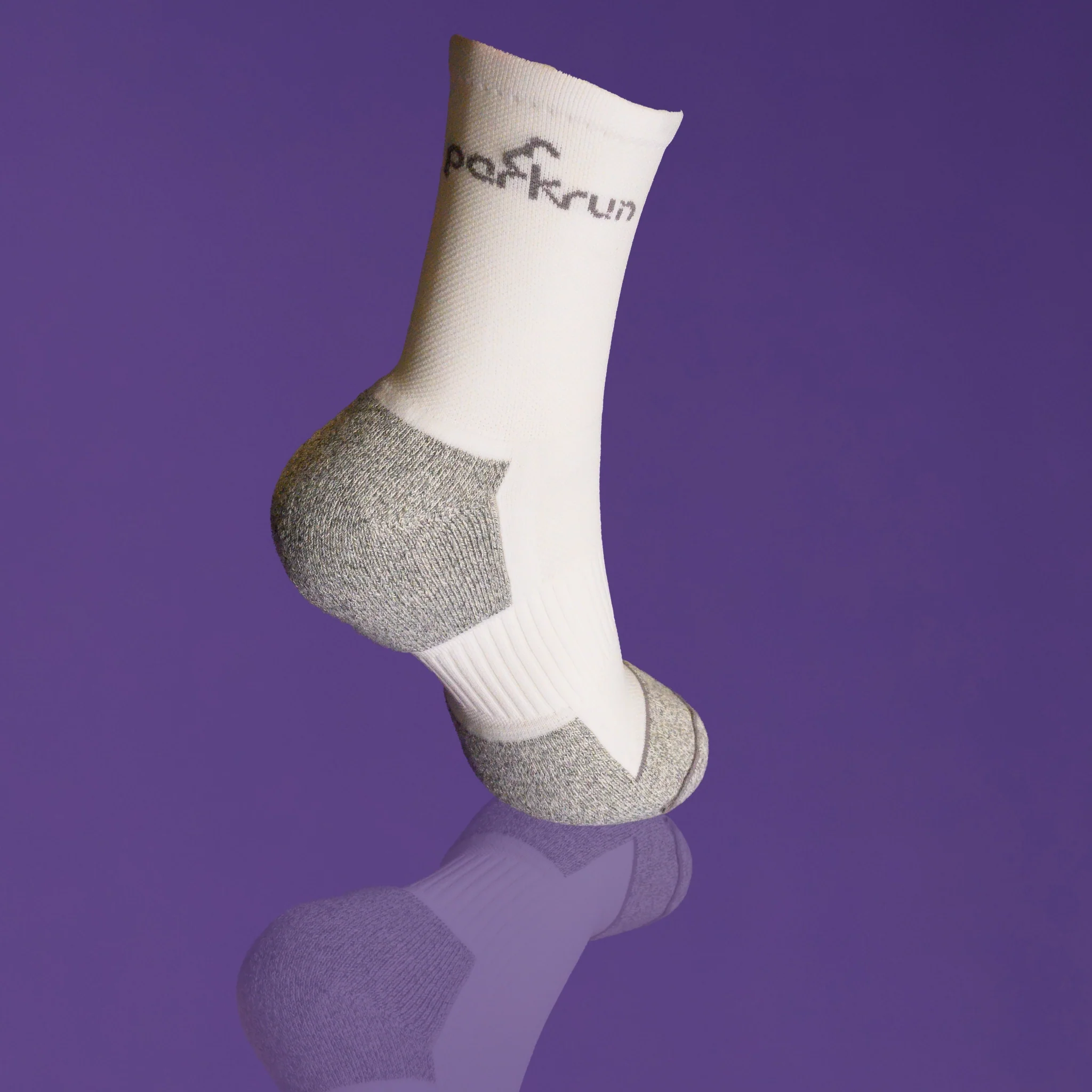 Half Crew Socks - White - Image 4